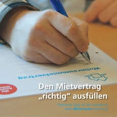 Broschüre: Den Wohnraummietvertrag „richtig“ ausfüllen