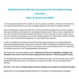 Ausfüllhinweise zum Mustervertrag für die WEG-Verwaltung